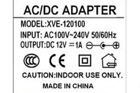 电源适配器adapter标签 电源适配器adapter标签